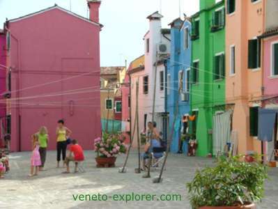 islands of Venice Italy, Burano