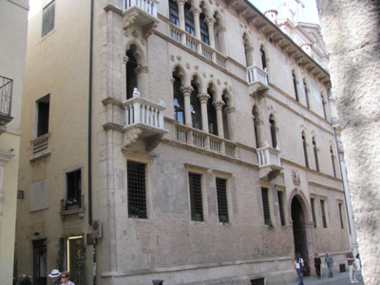 Venetian gothic. Vicenza Italy