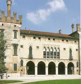 Middle Ages castle of Veneto, Italy