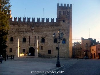 Middle ages castles of Veneto.Marostica, Italy