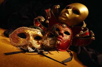 venetian masquerade masks like in Stanley Kubrick Eyes Wild Shut