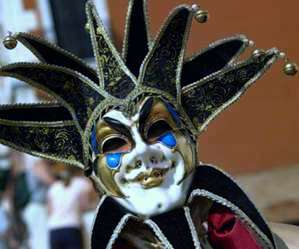 Venetian Masquerade Masks. The Jolly
